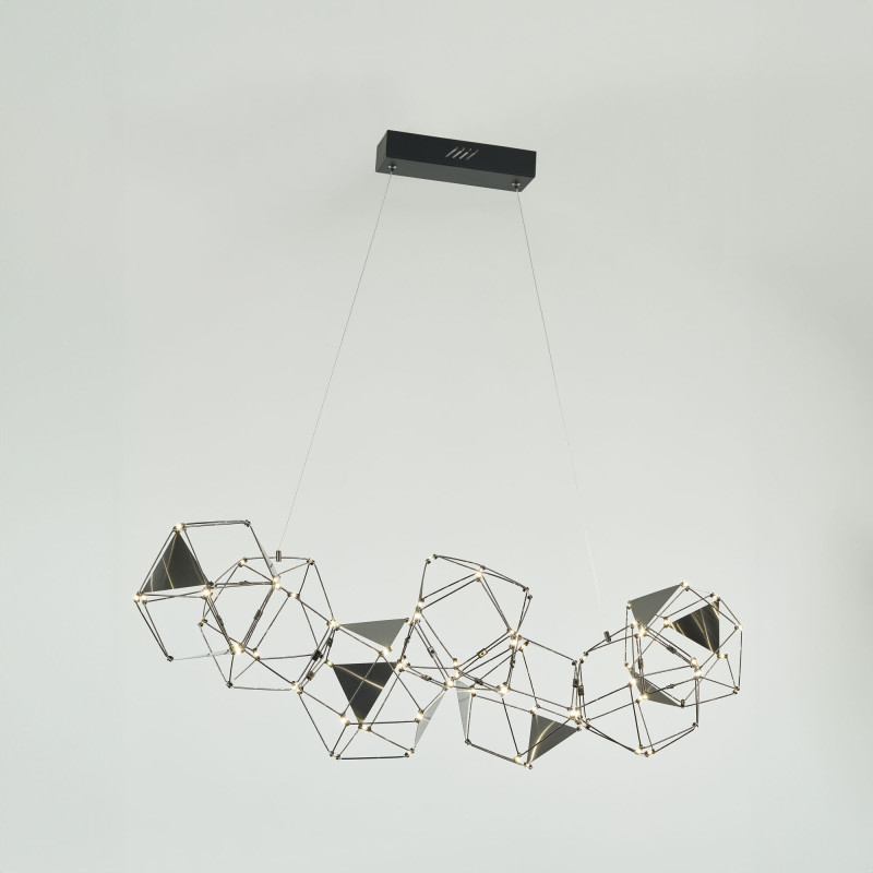 Подвесная люстра Eurosvet 90368/7 черный жемчуг