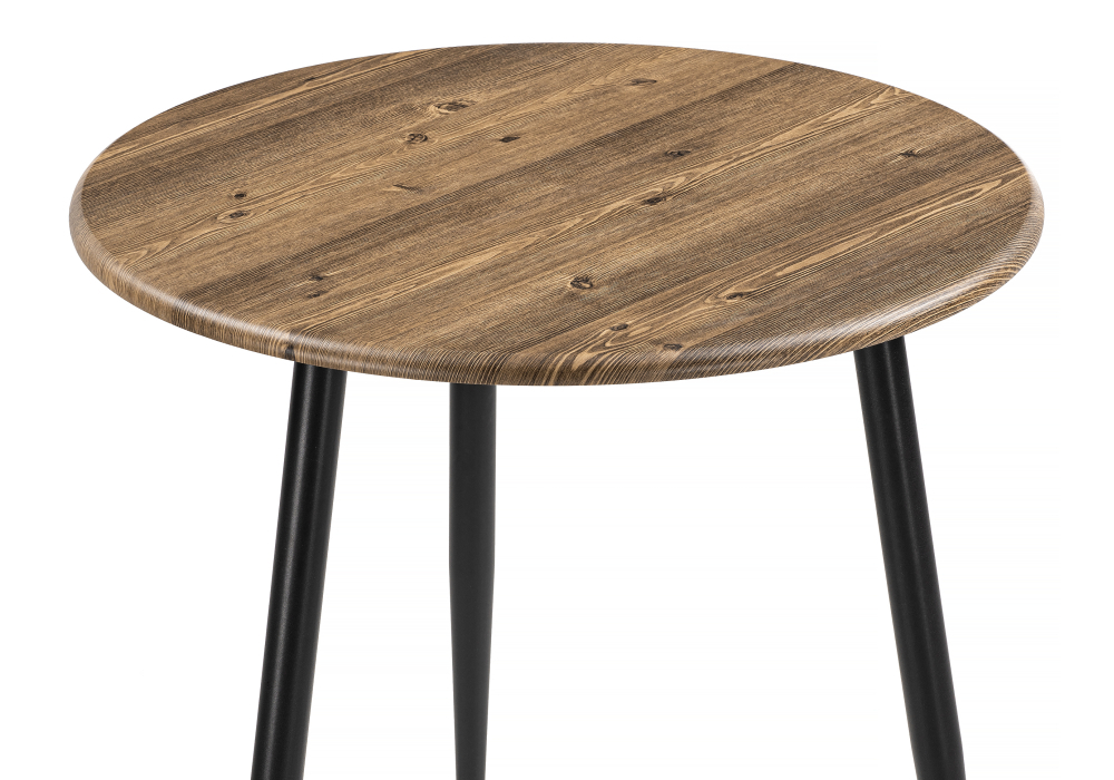 Журнальный стол Woodville Амрит черный матовый / старое дерево 453137