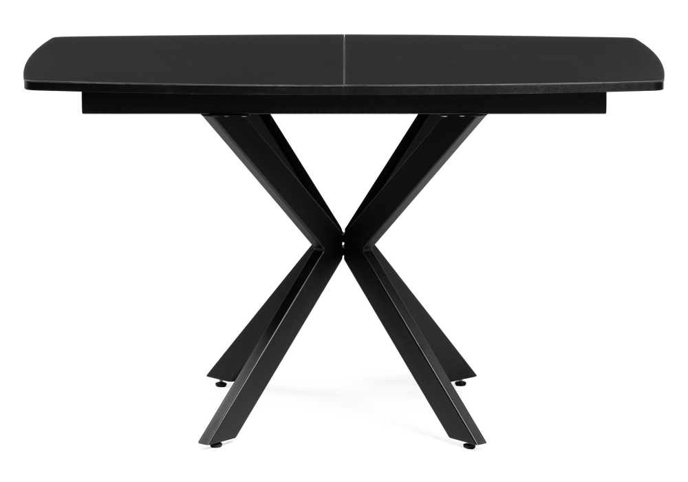 Стол стеклянный Woodville Палу черный 528469