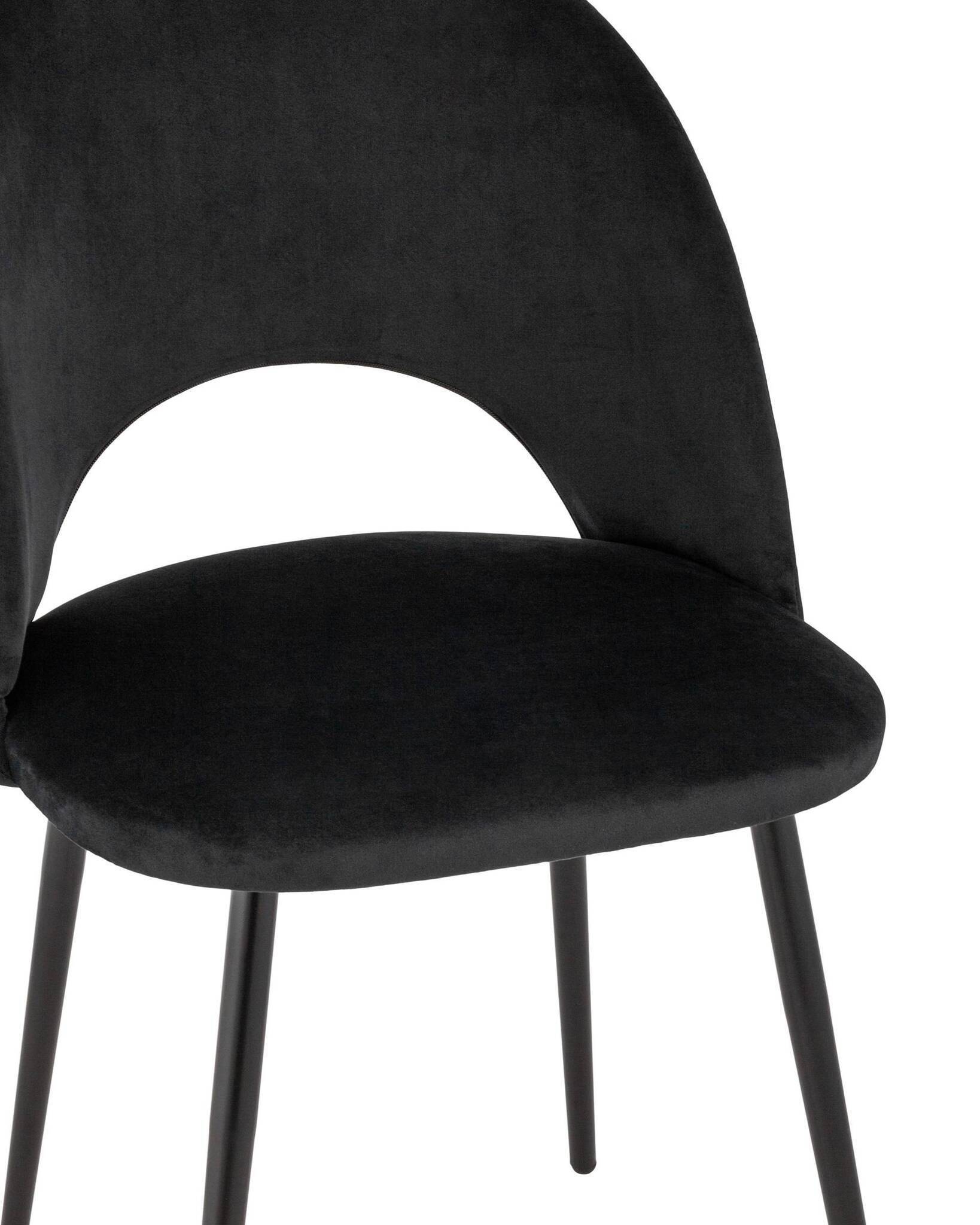 Стул Меган велюр черный Stool Group