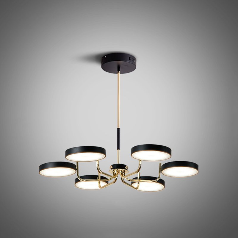 Подвесная люстра TAVIS D78 Black by ImperiumLoft