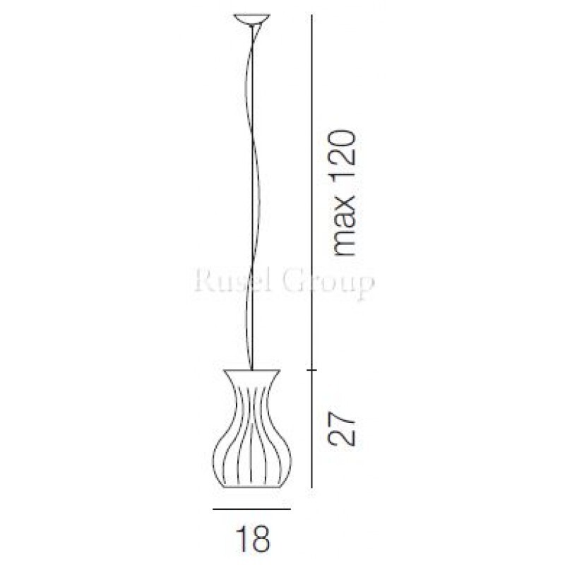 Подвесной светильник Vistosi COMARI SP G