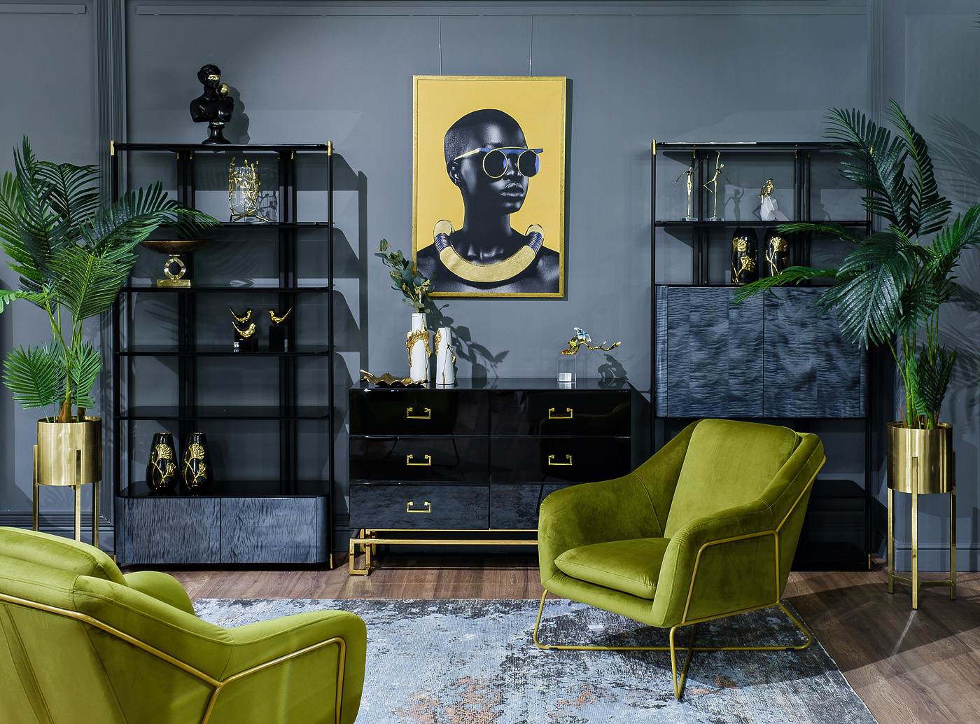 Холст "Африканка-1" Garda Decor 89VOR-AFRICAN GIRL1