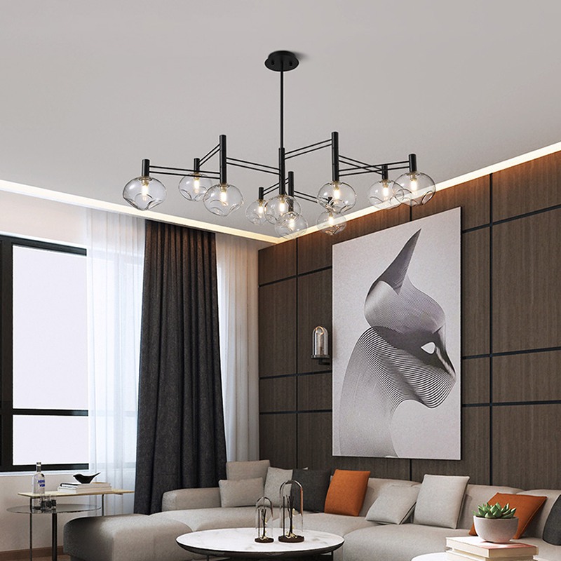 Подвесная люстра TEMPER L4 Gold by ImperiumLoft