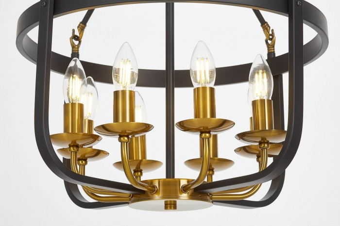 Подвесная люстра Lumina Deco LDP 8024-8 BK+MD