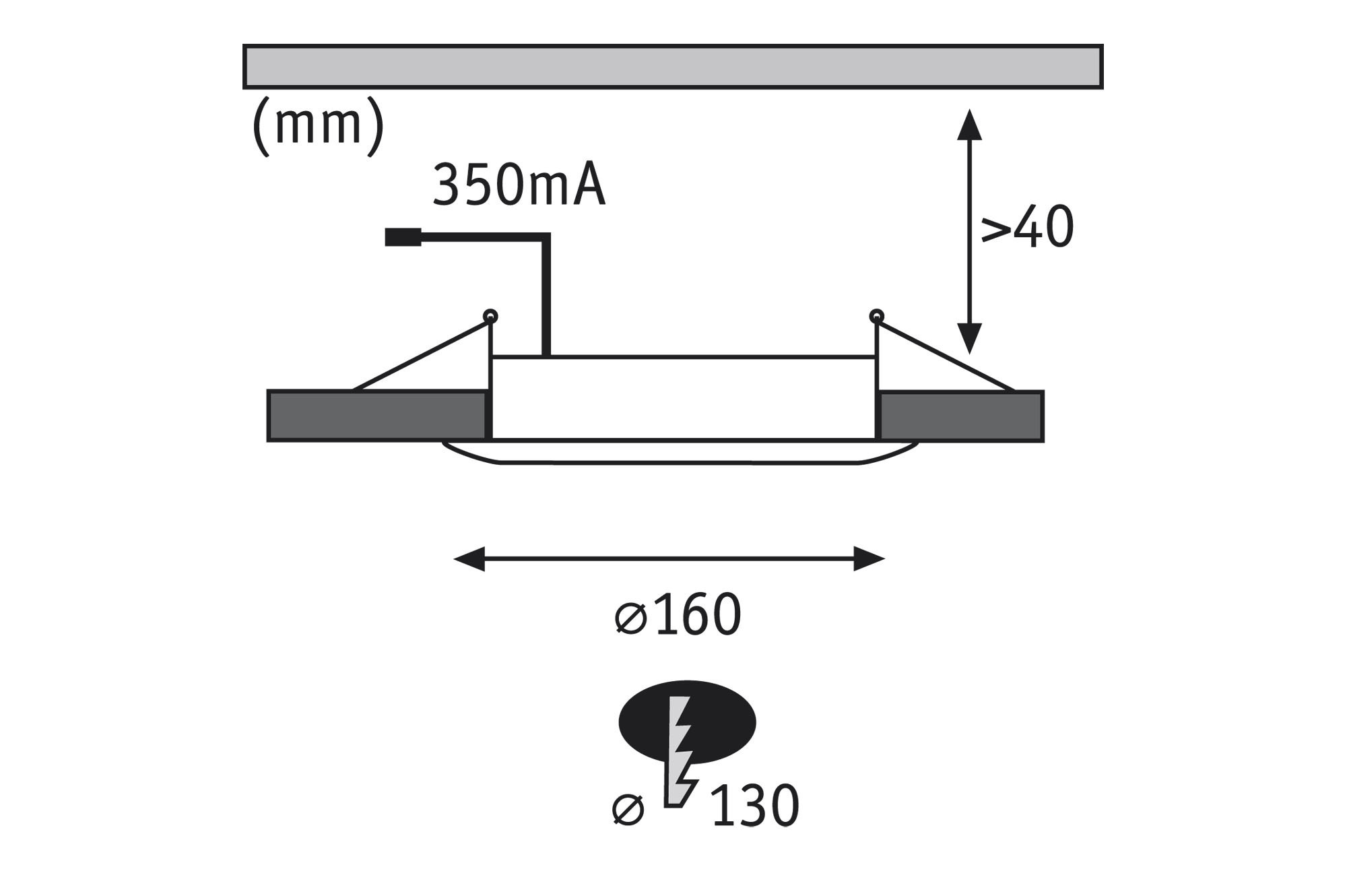 Встраиваемый светильник Paulmann 92733