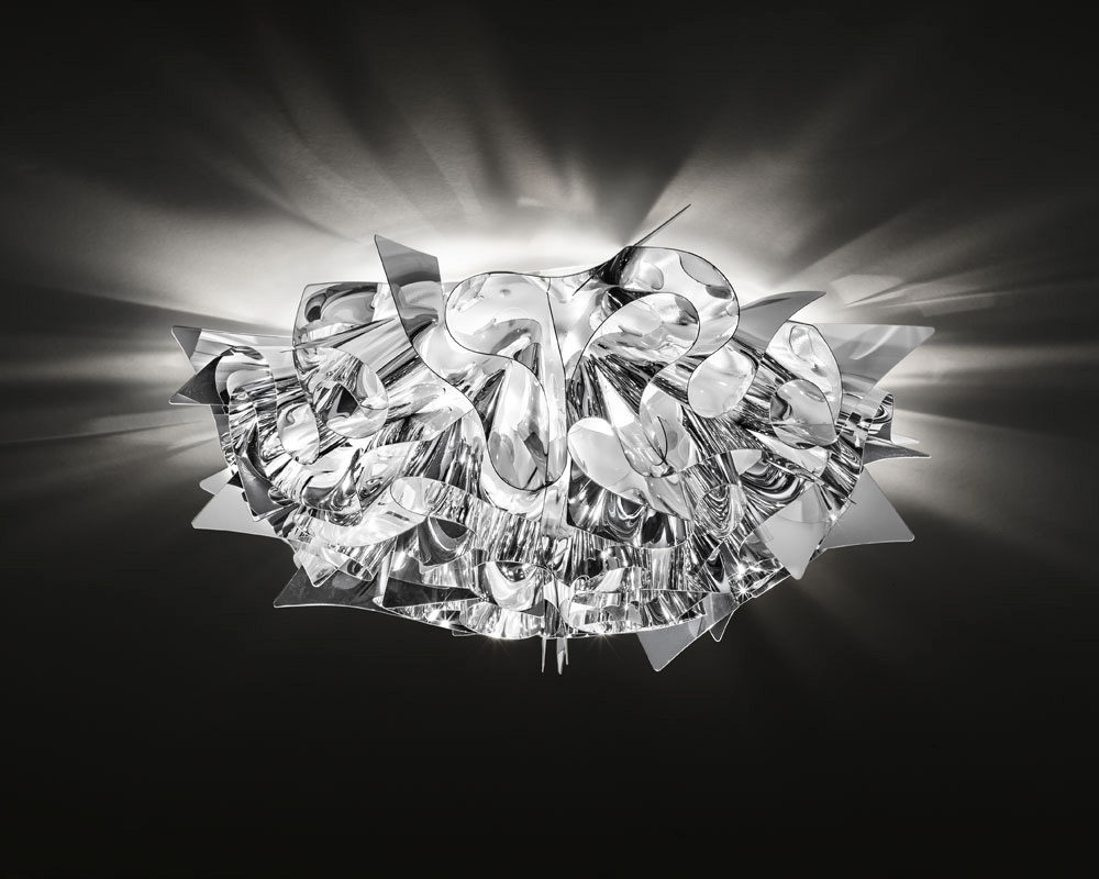 Настенный/Потолочный светильник Slamp Veli Silver