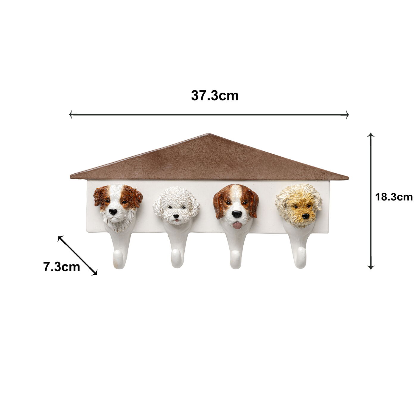 Вешалка настенная Dogs Out 37cm KARE 70972