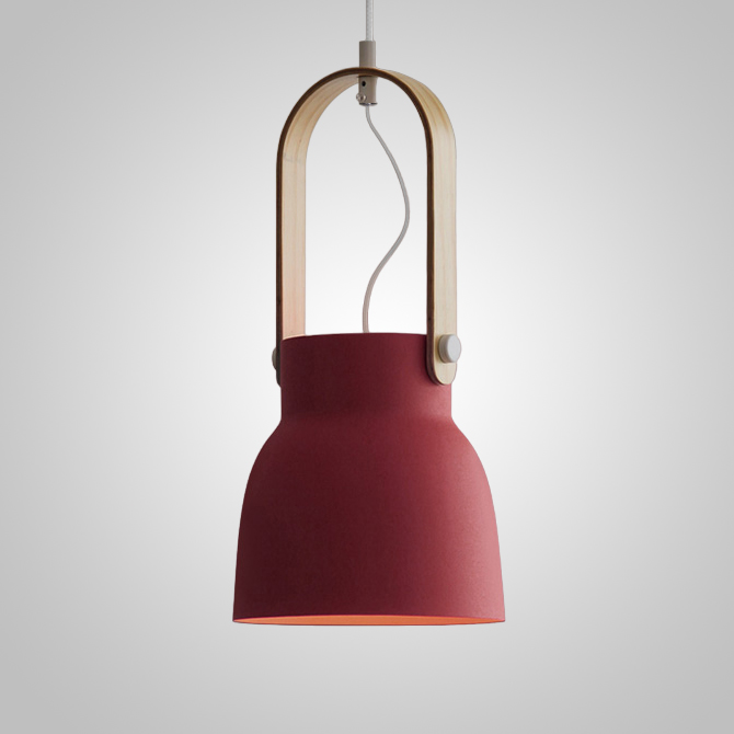 Подвесной светильник CLUTCH COLOR D19 Red by ImperiumLoft