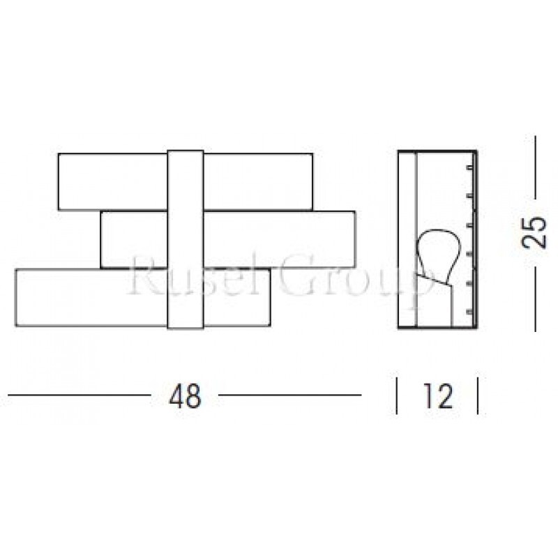 Потолочный светильник Linea Light TRIAD 90207