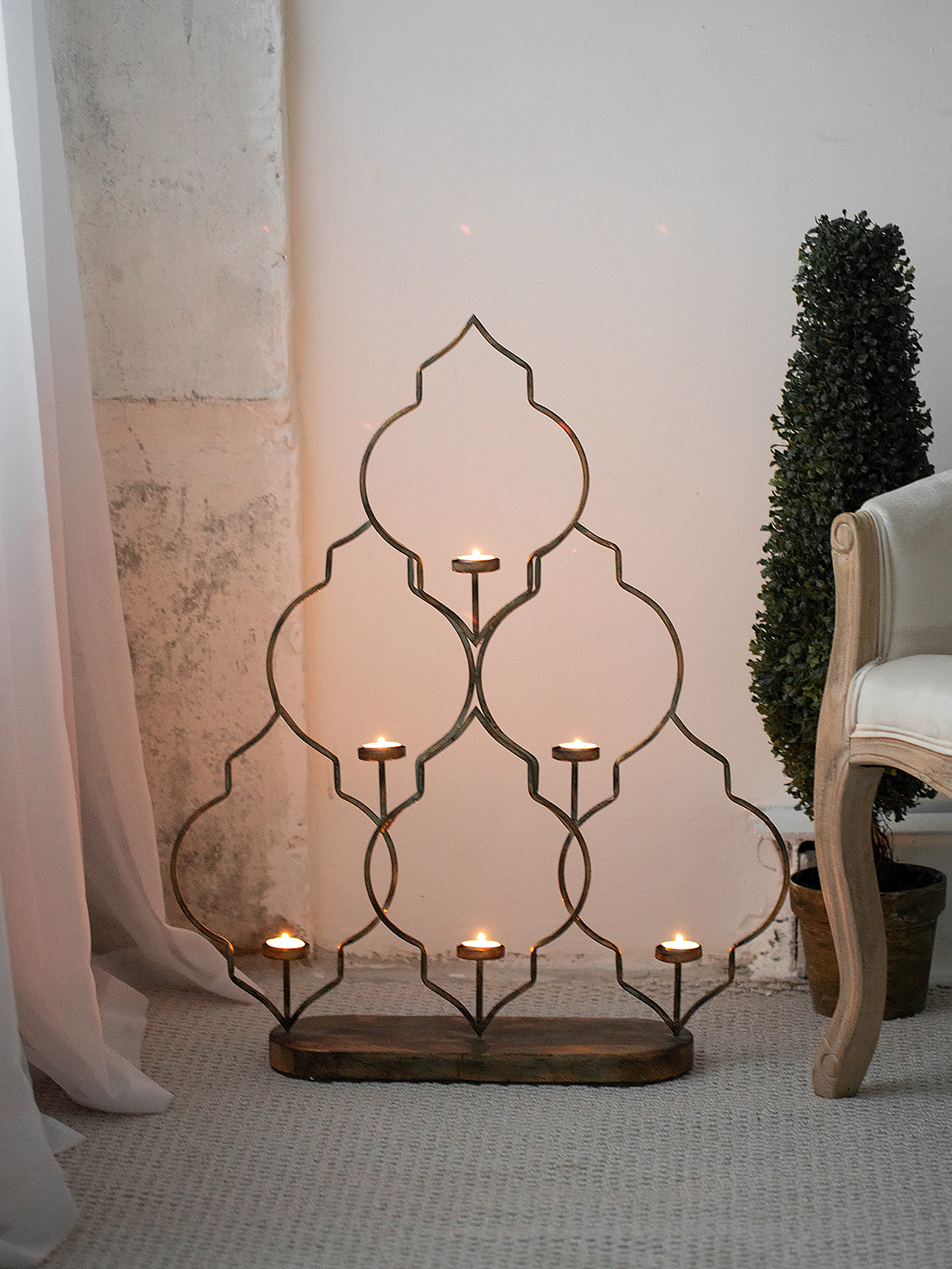 Подсвечник для свечей Glasar 57-165