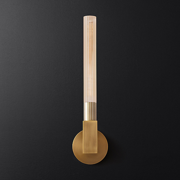 Настенный светильник  Delight Collection Cannele 1 brass