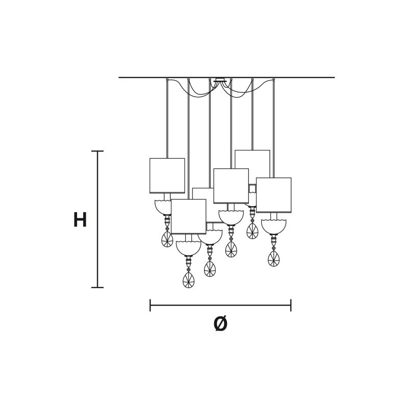 Подвесной Masiero NUARE S6