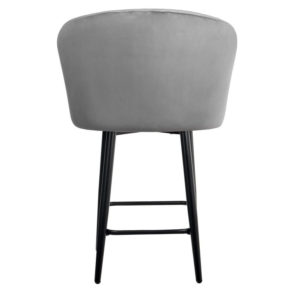 Стул полубарный Paola темно-серый Bradex Home RF 0040