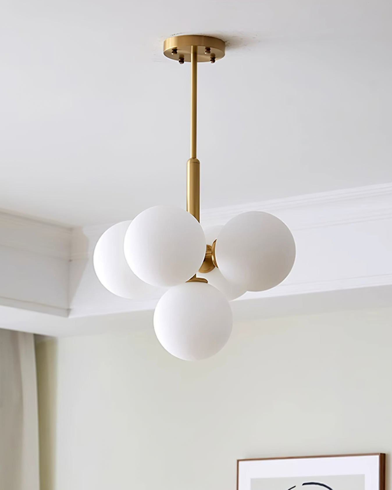 Золотой подвесной светильник Маниса Louvre Home LHLPN230723XNP