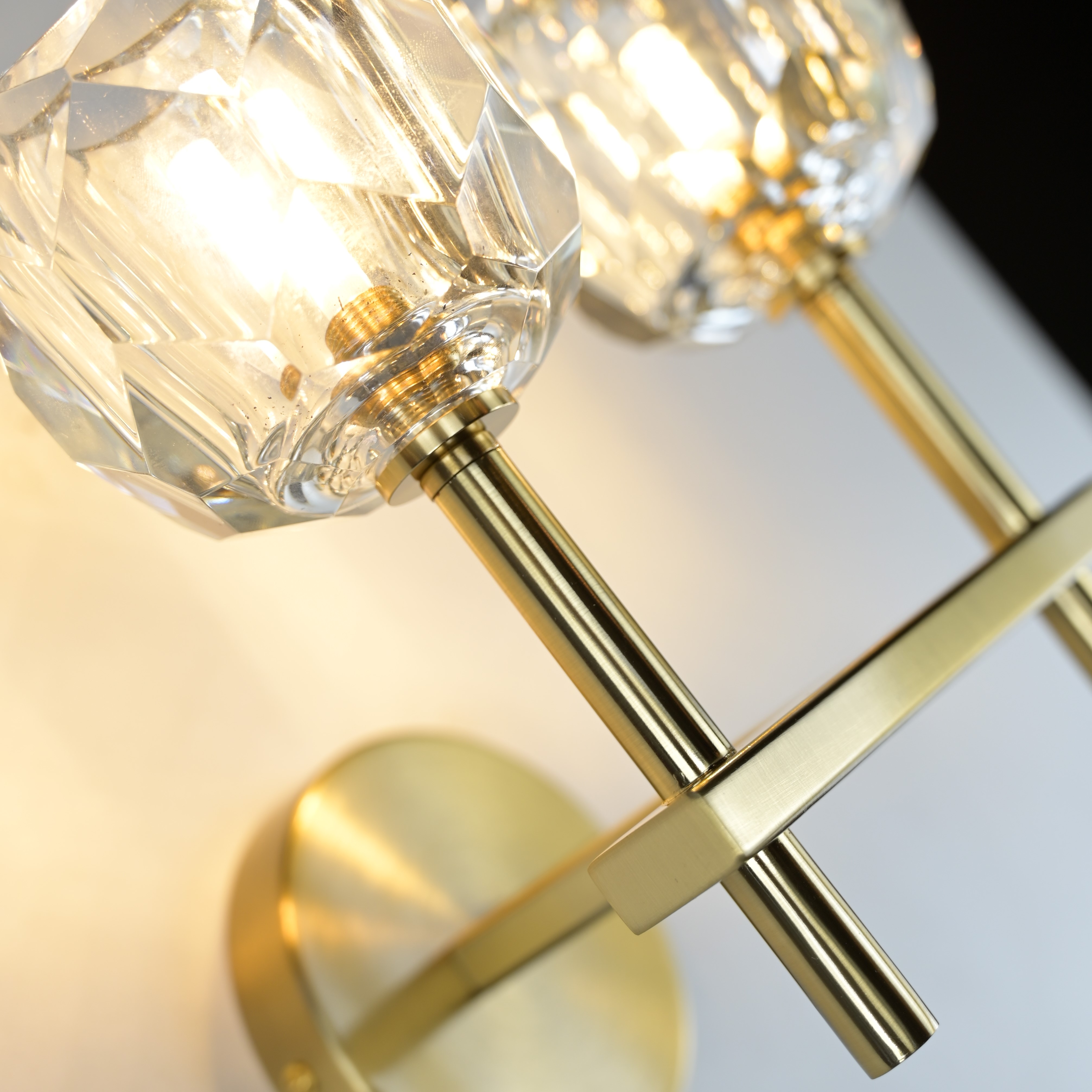 Бра Rh Boule De Cristal Double Sconce Brass By Imperiumloft