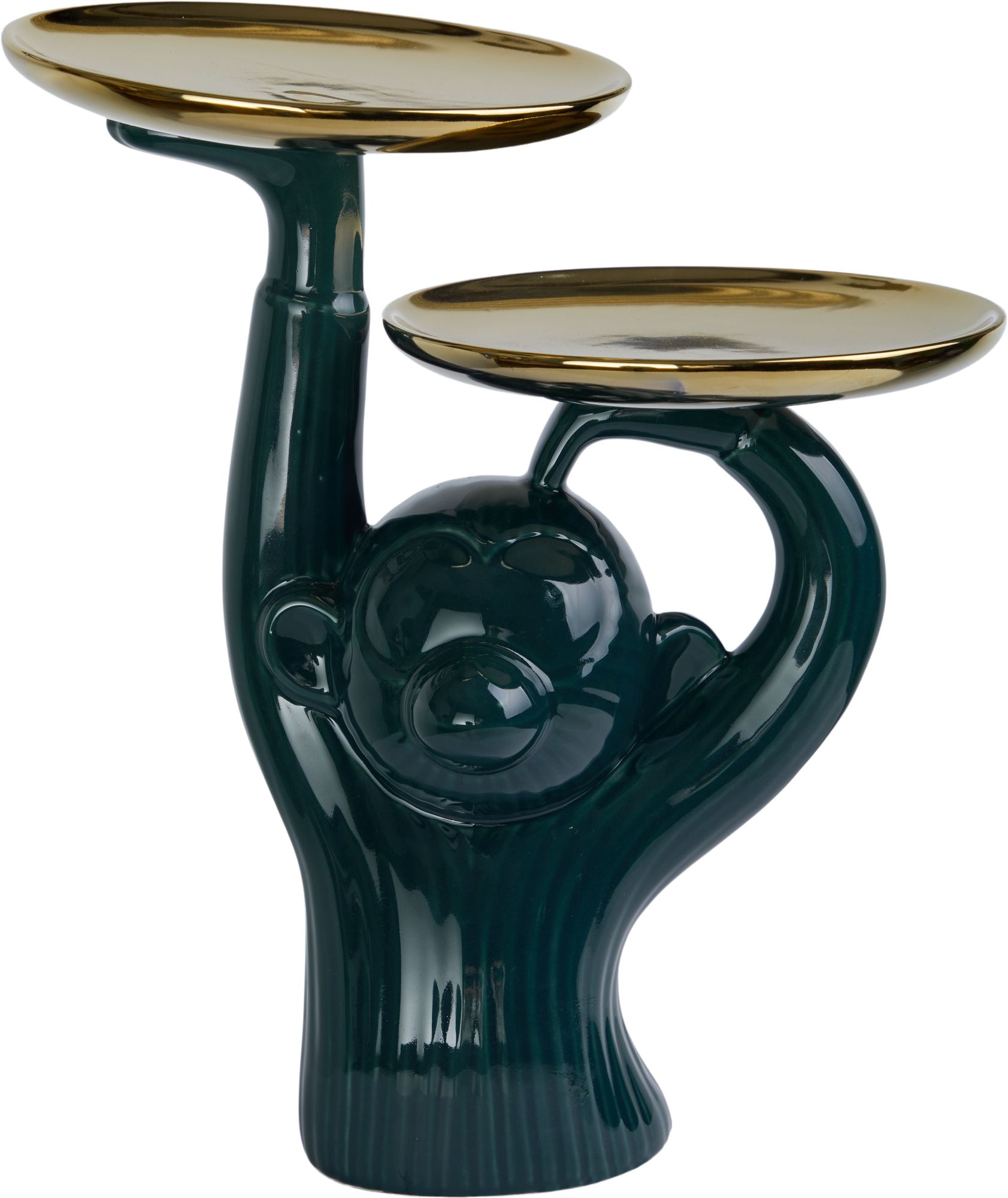 Блюдо декоративное с шимпанзе Glasar 68-014