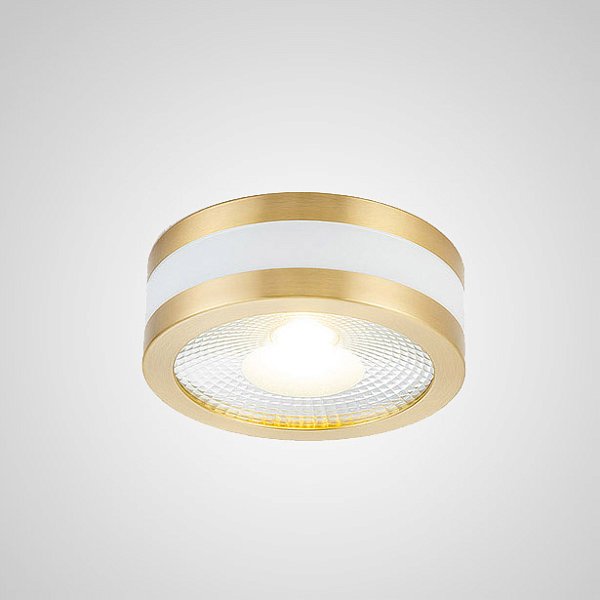 Точечный светильник MEUD D8 White Brass 9W by ImperiumLoft