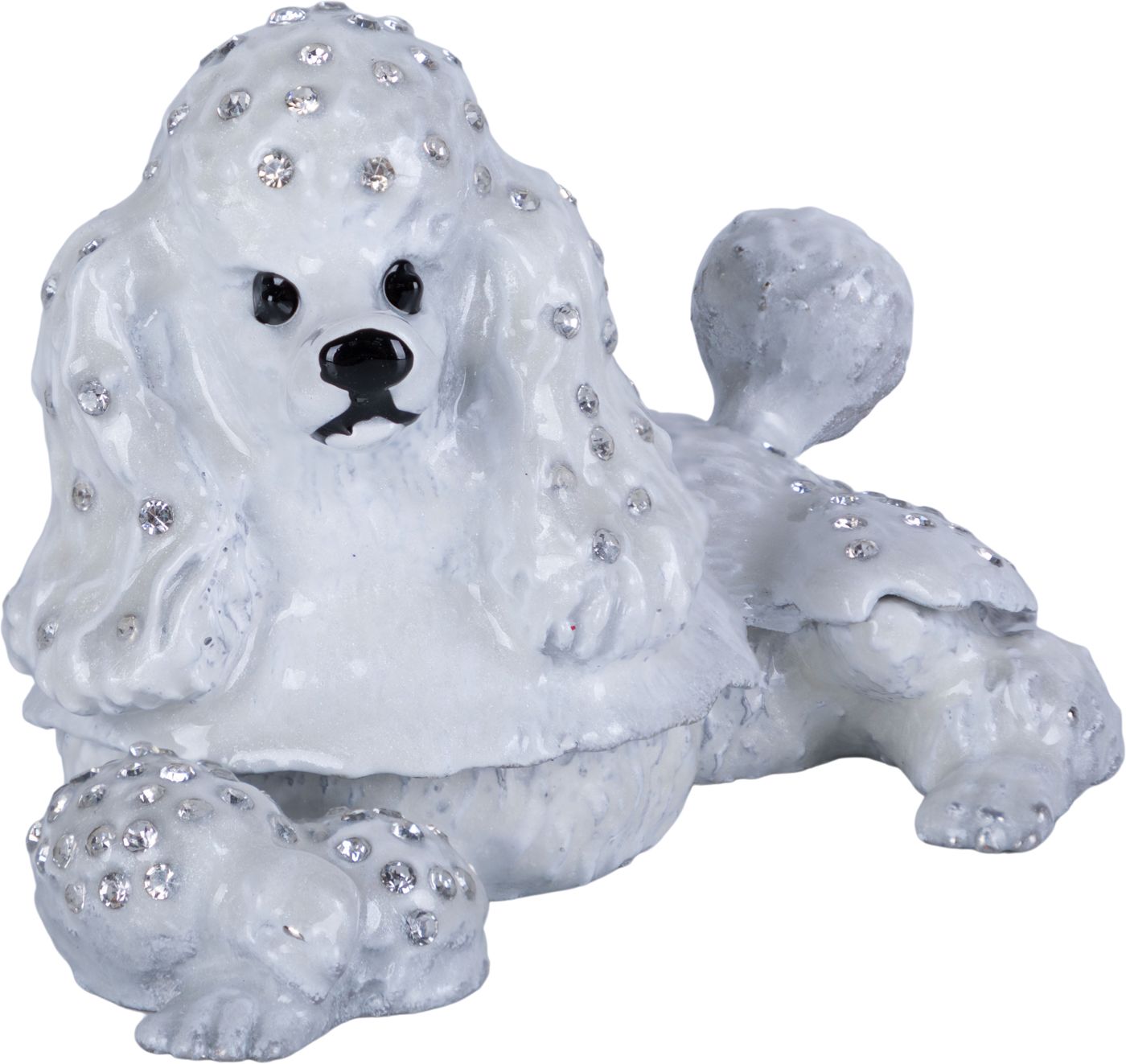 Шкатулка для драгоценностей со стразами Пудель Glasar 39-079