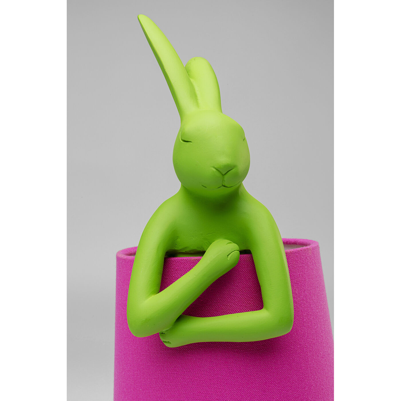Светильник настольный Animal Rabbit Green/Pink 50cm KARE 56660