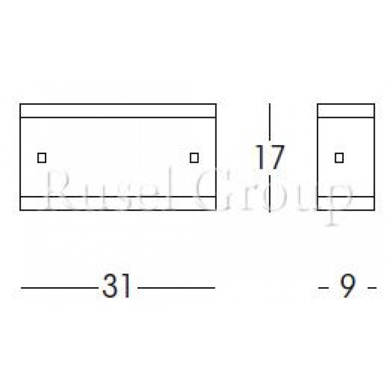 Настенный светильник Linea Light Mille 1015