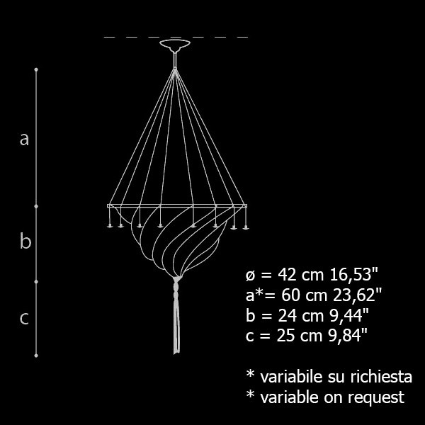 Подвесной светильник Archeo Venice Design 201.00