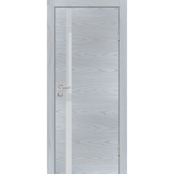 Межкомнатная дверь Graf P-8 лунный лакобель Дуб скай серый (2000 х 900)