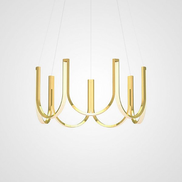 Подвесная люстра U-SERIES for Arpel D80 Gold by ImperiumLoft