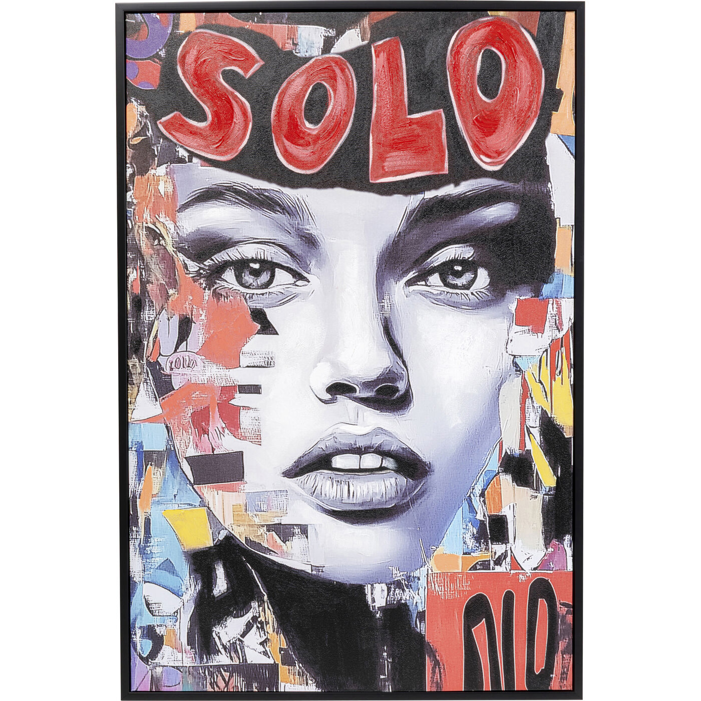 Картина в раме Seventies Collage 50x40cm KARE 57834