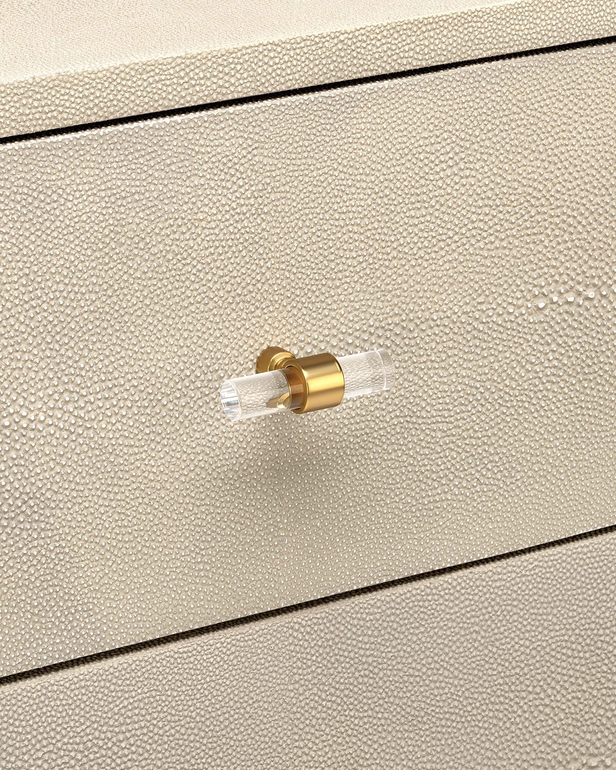 Бежевая прикроватная тумба Louvre Home Берк LHFBT11TS/DPO