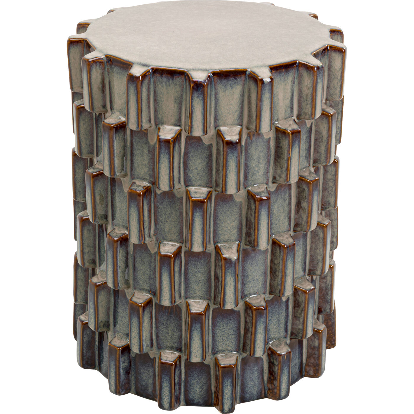 Стол приставной Arrivato Sting Blue Ø35cm KARE 71029