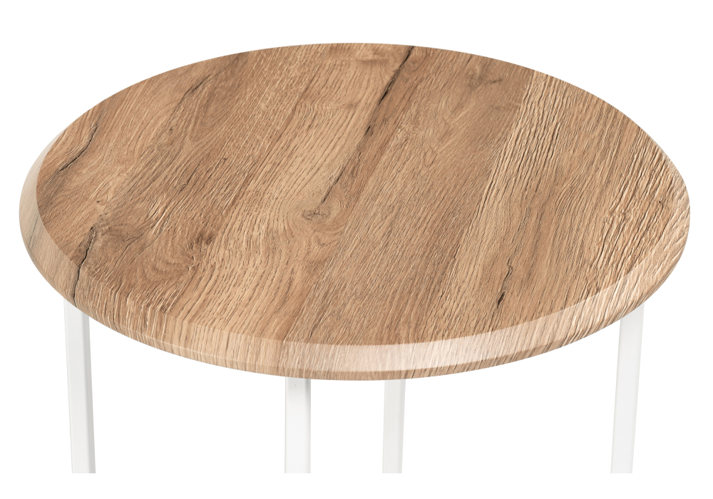 Журнальный стол Woodville Грейс дуб вотан / белый 520649