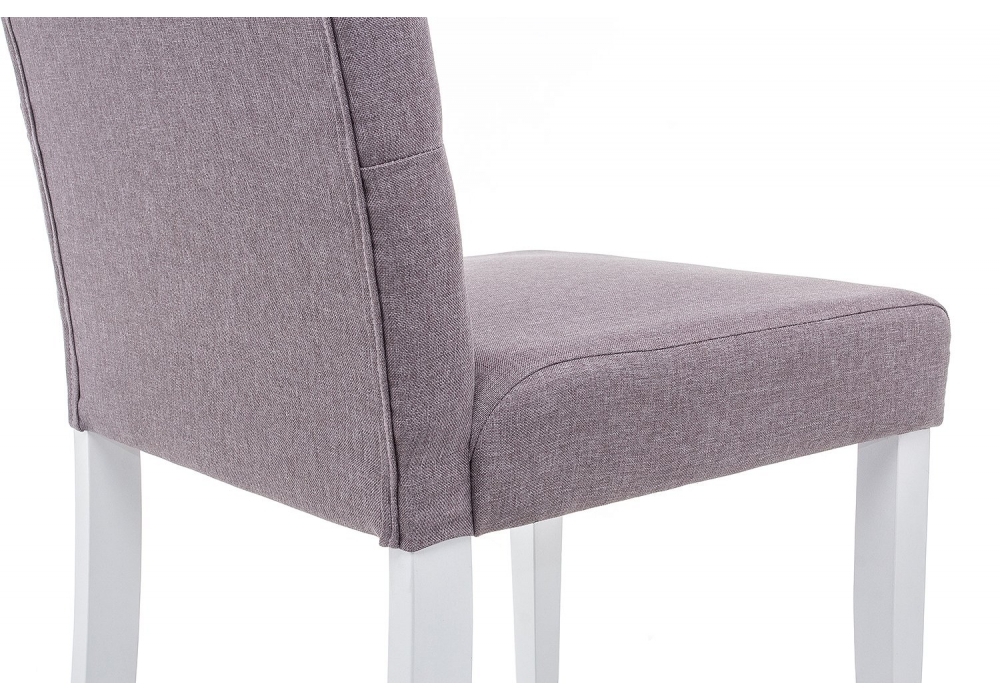 Стул деревянный Woodville Amelia white / fabric fog 11019