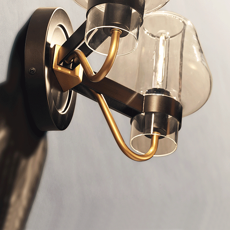 Бра MONTALEMBERT SCONCE BY Studios Черный, Янтарь by ImperiumLoft