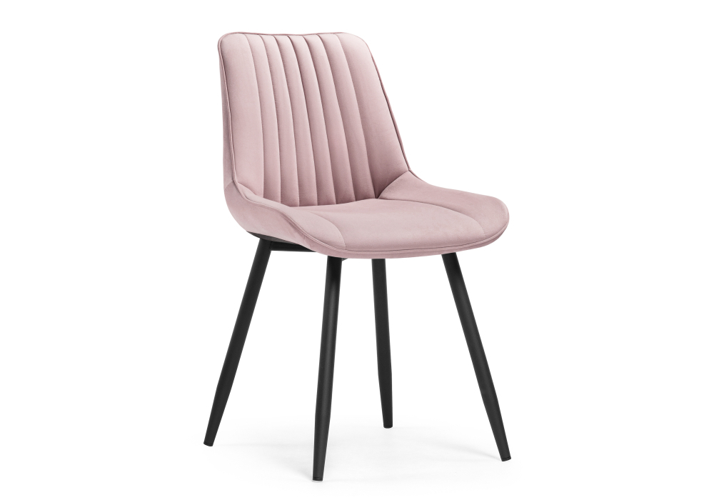 Стул Woodville Седа розовый / черный 502098