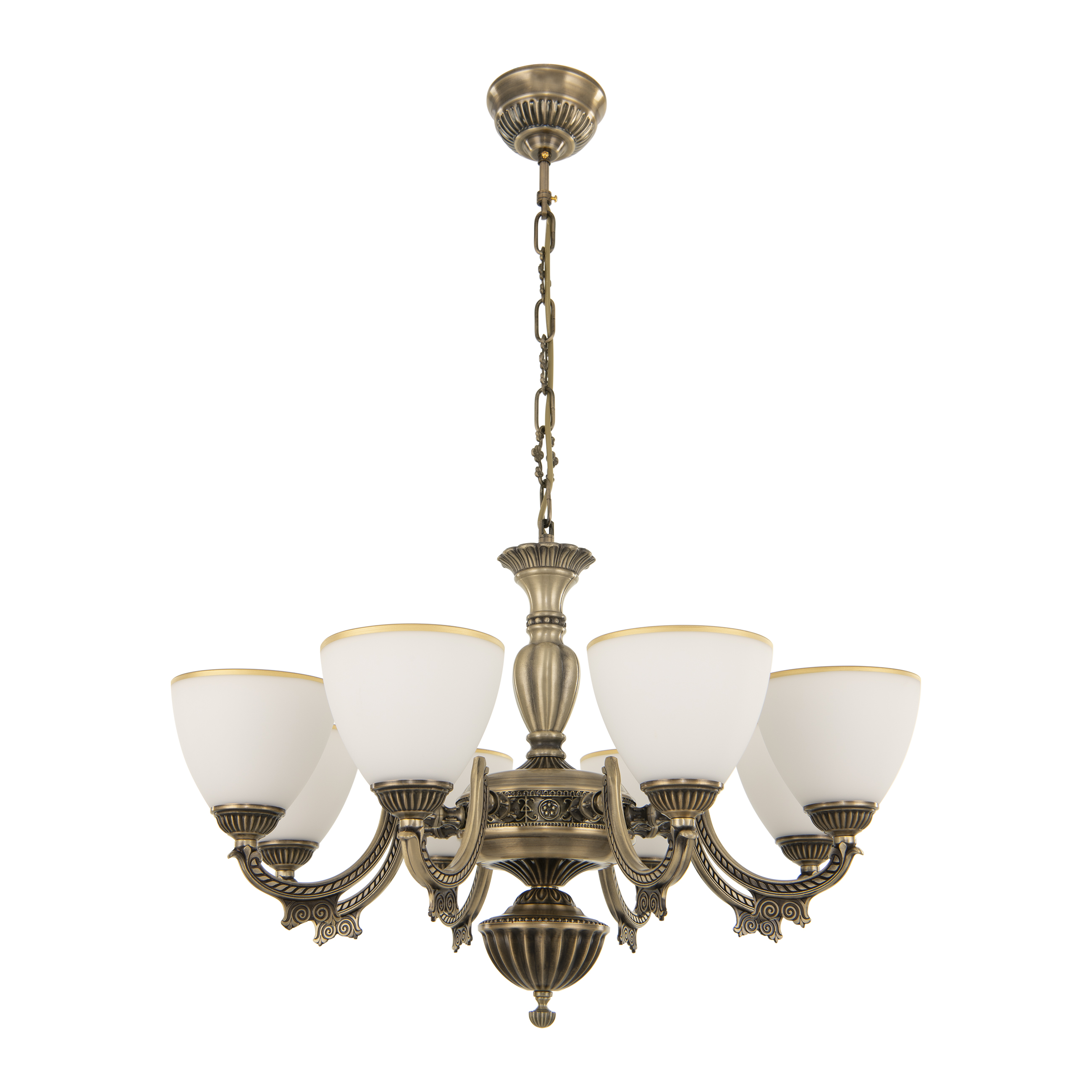 Люстра с плафонами 342837/8 AB Arte Milano