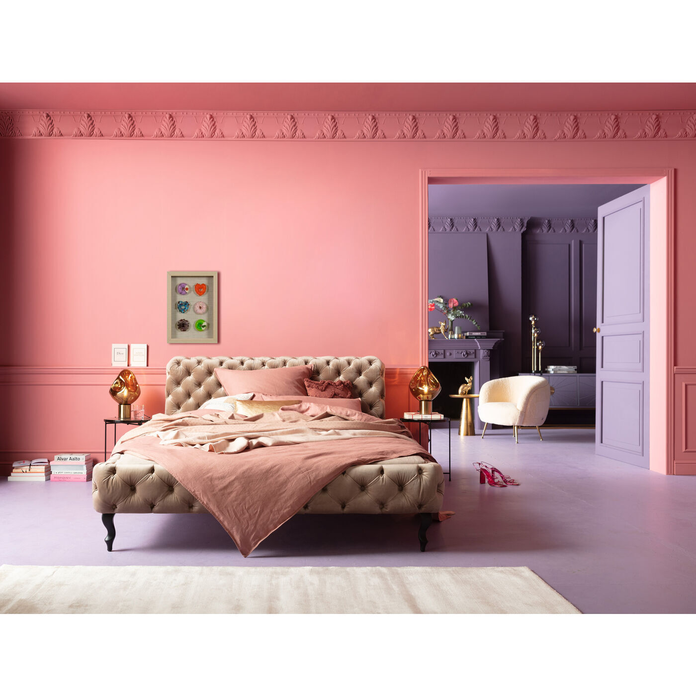 Украшение настенное в рамке KARE Donuts 54794