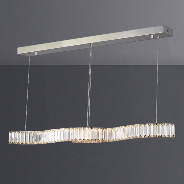 Подвесной светильник BERTOLDA LONG тип B Chrome by ImperiumLoft