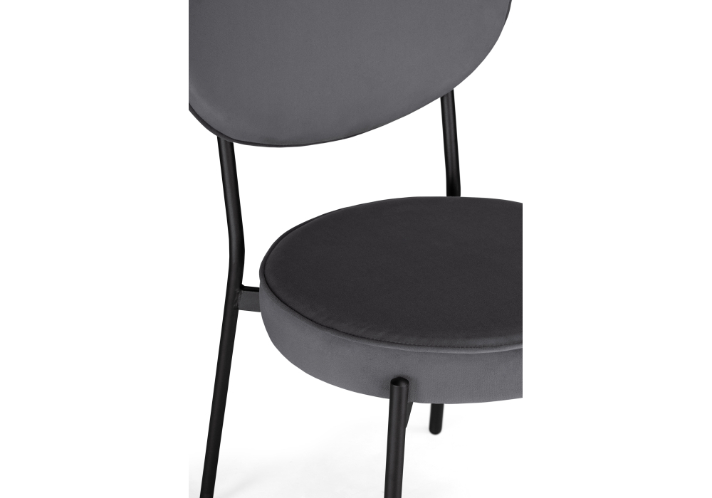 Стул Woodville Ройс антрацитовый / черный 528453