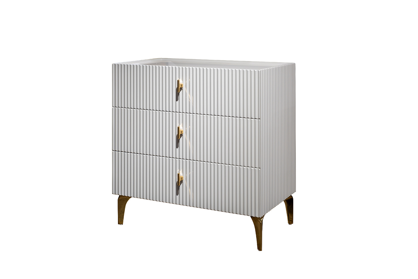 Комод белый Garda Decor GD-000010