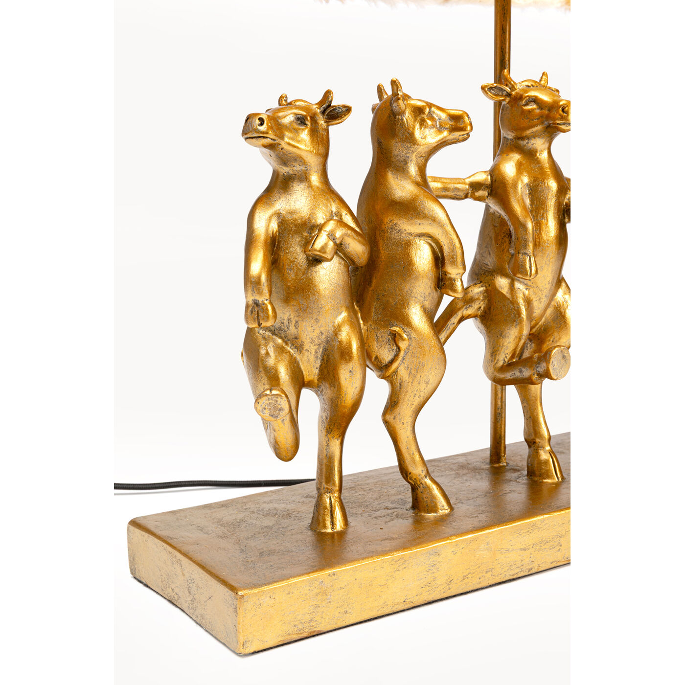 Светильник настольный Dancing Cows Fur 55cm KARE 58420
