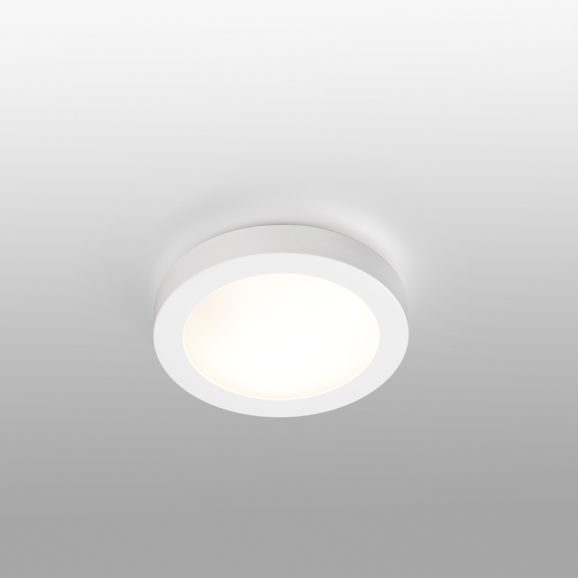 Белый потолочный светильник Logos-1 Faro