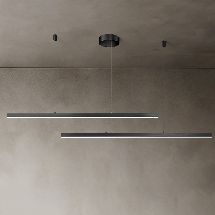 Подвесной светильник HELKEN DUO L115+155 Black by ImperiumLoft