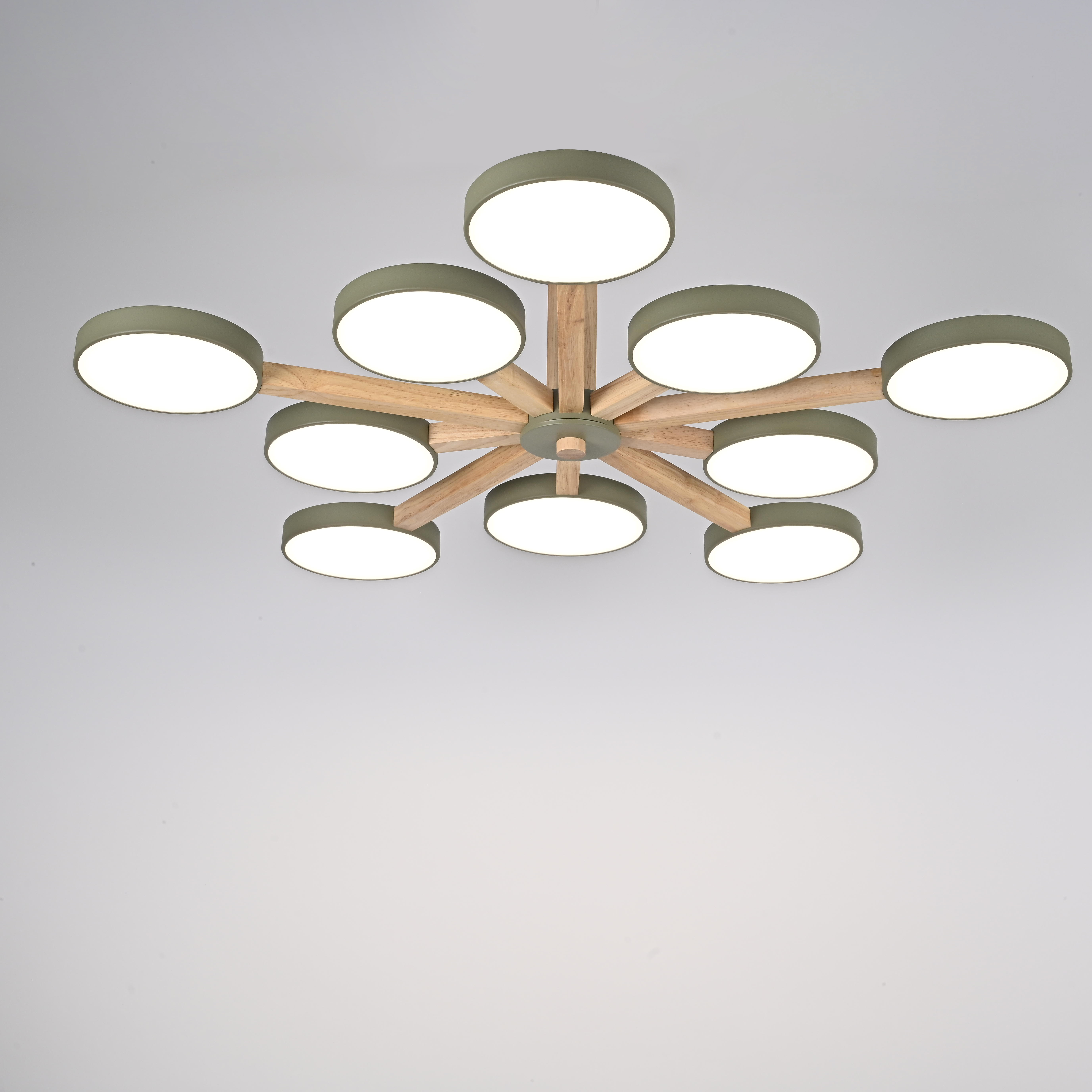 Потолочный светильник TURNA L10 Khaki by ImperiumLoft