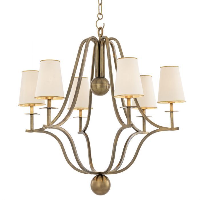 Люстра Eichholtz Valentina vintage brass finish 114189