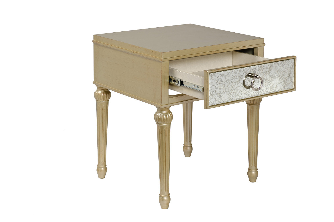 Тумбочка зеркальная с ящиком Garda Decor KFG1509