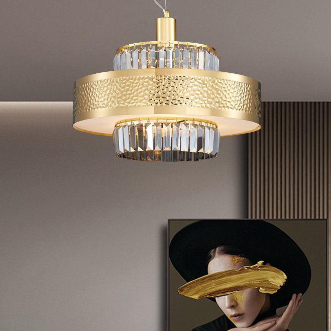 Подвесная люстра ROXANA D100 Gold by ImperiumLoft