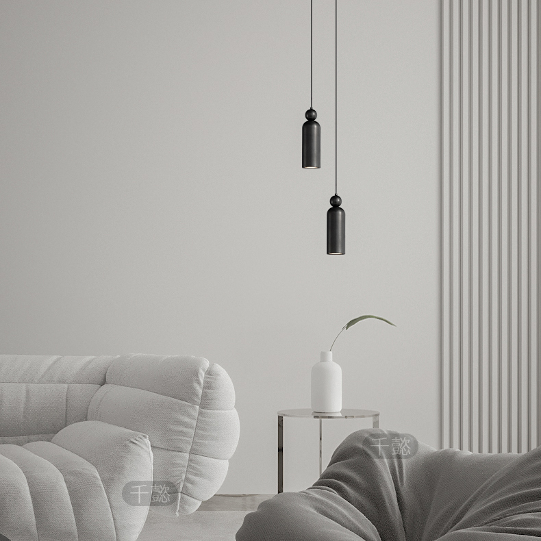 Подвесной светильник LEFFE DUO Brass Black by ImperiumLoft