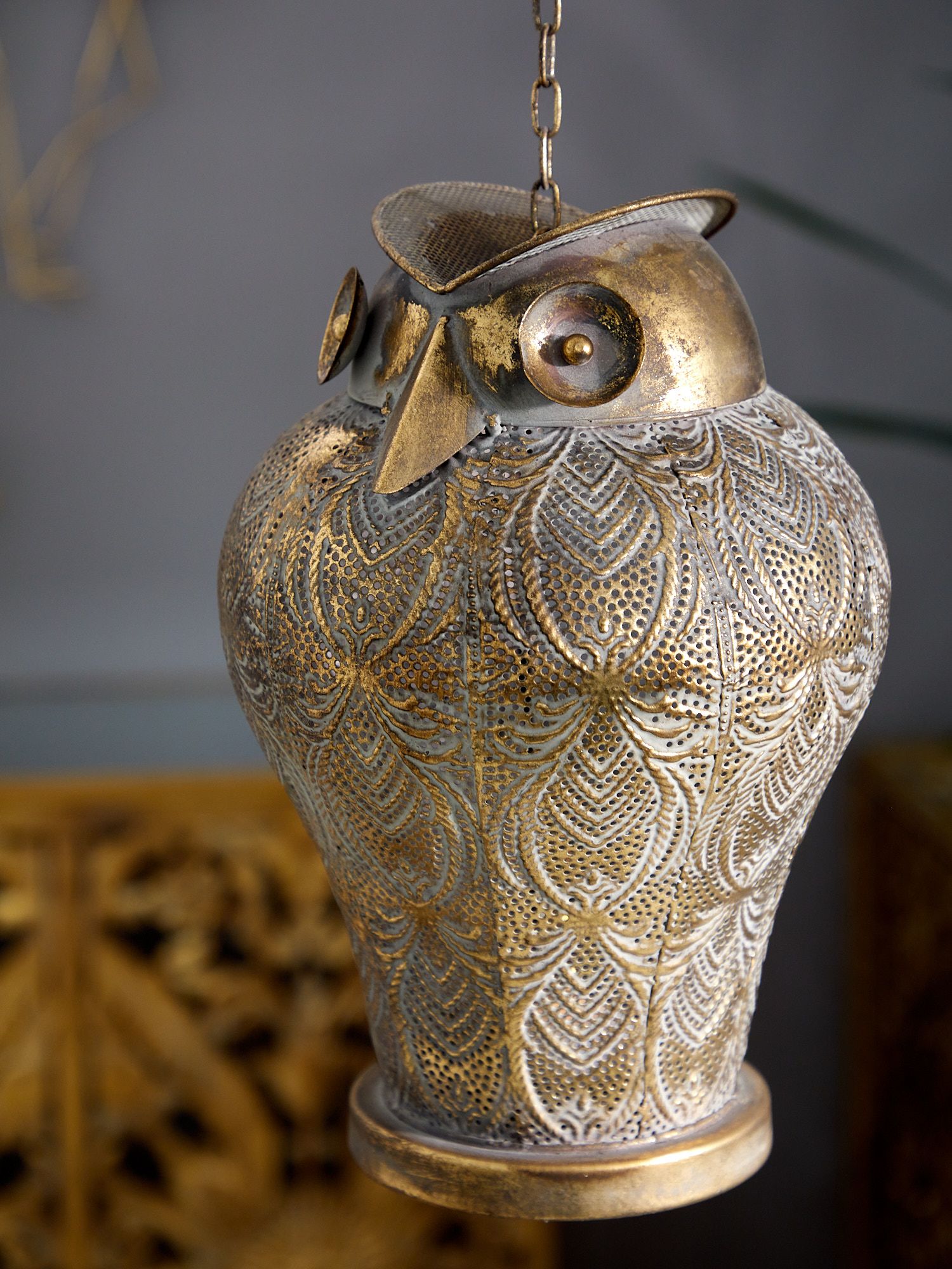 Подсвечник подвесной Сова Glasar 57-423