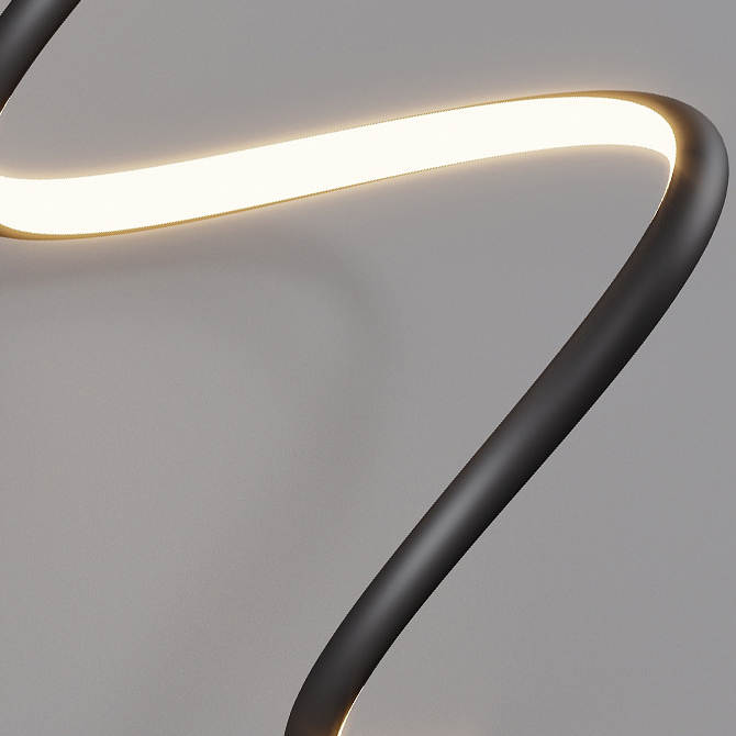 Настенный светильник DAMARIS WALL H50 Black 4000К by ImperiumLoft